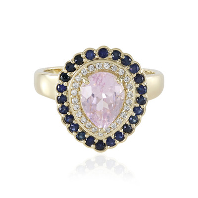 9K Kunzite Gold Ring (Adela Gold)