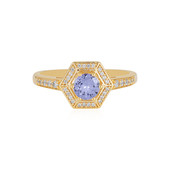 Unheated Tanzanite Silver Ring