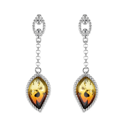 Baltic Amber Silver Earrings (dagen)