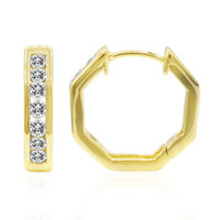 9K SI1 (G) Diamond Gold Earrings