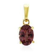 9K Colour Change Garnet Gold Pendant