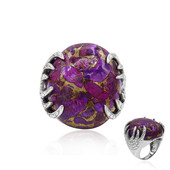 Kingman Purple Mojave Turquoise Silver Ring (Art of Nature)