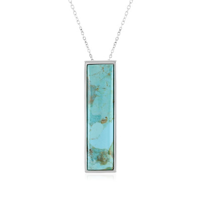 Kingman Blue Mojave Turquoise Silver Necklace (Faszination Türkis)