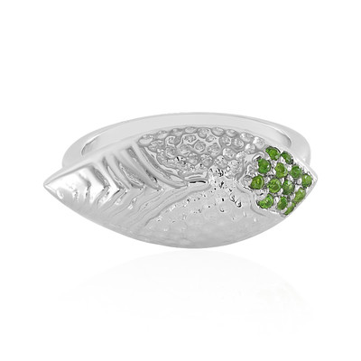 Russian Diopside Silver Ring (SAELOCANA)