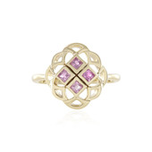 9K Ceylon Pink Sapphire Gold Ring