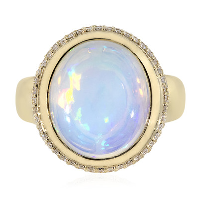 14K AAA Welo Opal Gold Ring (de Melo)