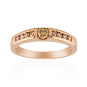 9K SI1 Argyle Rose De France Diamond Gold Ring (Annette)