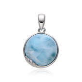 Larimar Silver Pendant