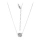 White Topaz Silver Necklace