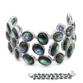 Abalone Shell Silver Bracelet (Dallas Prince Designs)