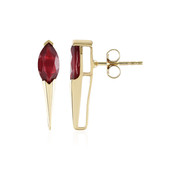 9K Madagascar Ruby Gold Earrings (de Melo)