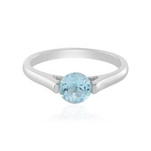 Sky Blue Topaz Silver Ring