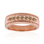 9K SI1 Argyle Rose De France Diamond Gold Ring (Annette)