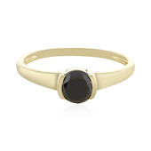 9K Black Diamond Gold Ring