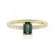 Benedito Green Tourmaline Silver Ring