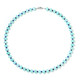 Sky Blue Quartz Silver Necklace