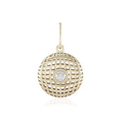 9K Flawless (F) Diamond Gold Pendant (Ornaments by de Melo)