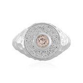 Morganite Silver Ring