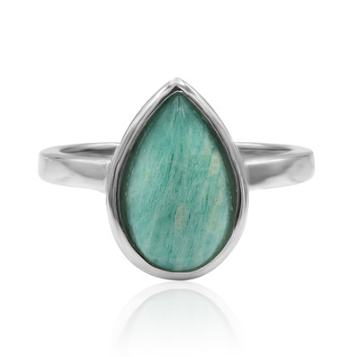 Amazonite Silver Ring (MONOSONO COLLECTION)