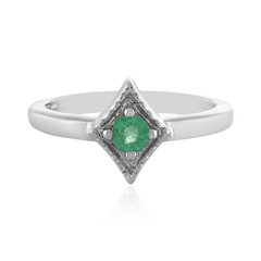 Ethiopian Emerald Silver Ring