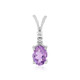 Uruguayan Amethyst Silver Pendant