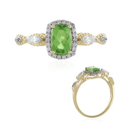 9K Tsavorite Gold Ring (Adela Gold)