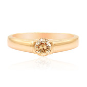 14K SI1 Argyle Rose De France Diamond Gold Ring (Annette)