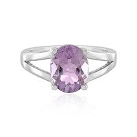 Rose de France Amethyst Silver Ring