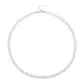 Selenite Silver Necklace