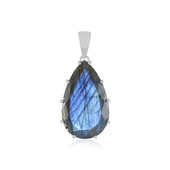 Labradorite Silver Pendant