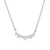 White Topaz Silver Necklace