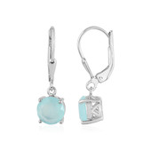 Paraiba Opal Silver Earrings