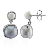 Silver Freshwater Pearl Silver Earrings (TPC)