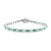 Socoto Emerald Silver Bracelet