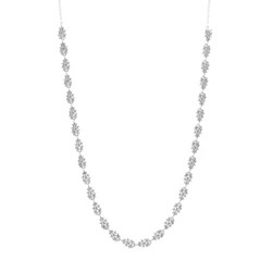 Zircon Silver Necklace