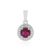 Bemainty Ruby Silver Pendant