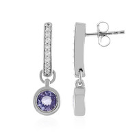 Tanzanite Silver Earrings