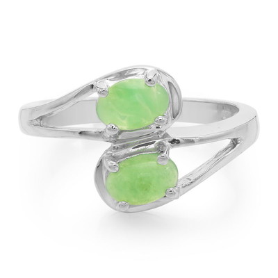 Imperial Chrysoprase Silver Ring