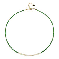 Tsavorite Silver Necklace