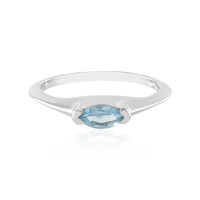 Brazilian Aquamarine Silver Ring