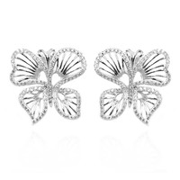 Zircon Silver Earrings