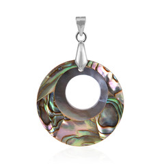 Abalone Shell Silver Pendant