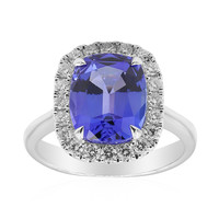 18K AAA Tanzanite Gold Ring (CIRARI)