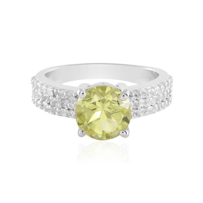 Ouro Verde Quartz Silver Ring