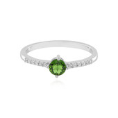 Russian Diopside Silver Ring