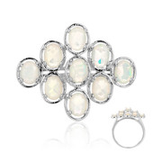 Welo Opal Silver Ring