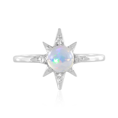 Welo Opal Silver Ring