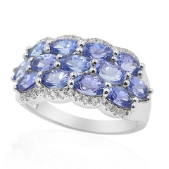 Tanzanite Silver Ring