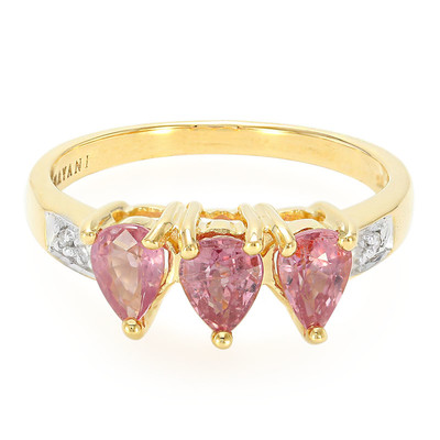 18K Unheated Padparadscha Sapphire Gold Ring (AMAYANI)