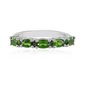 Russian Diopside Silver Ring